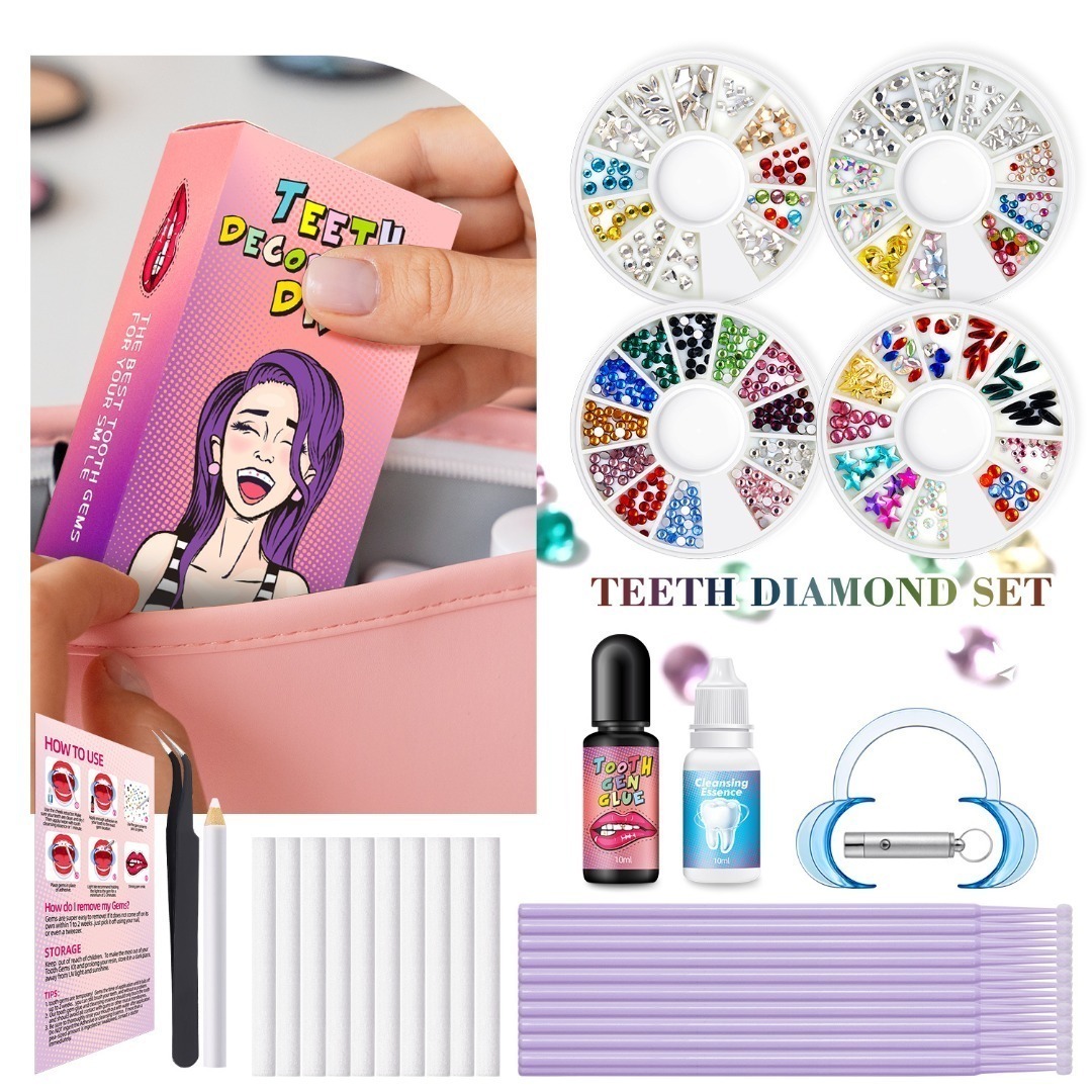 Tooth Gem Kit - DIY 치아 보석 키트 보석 세트