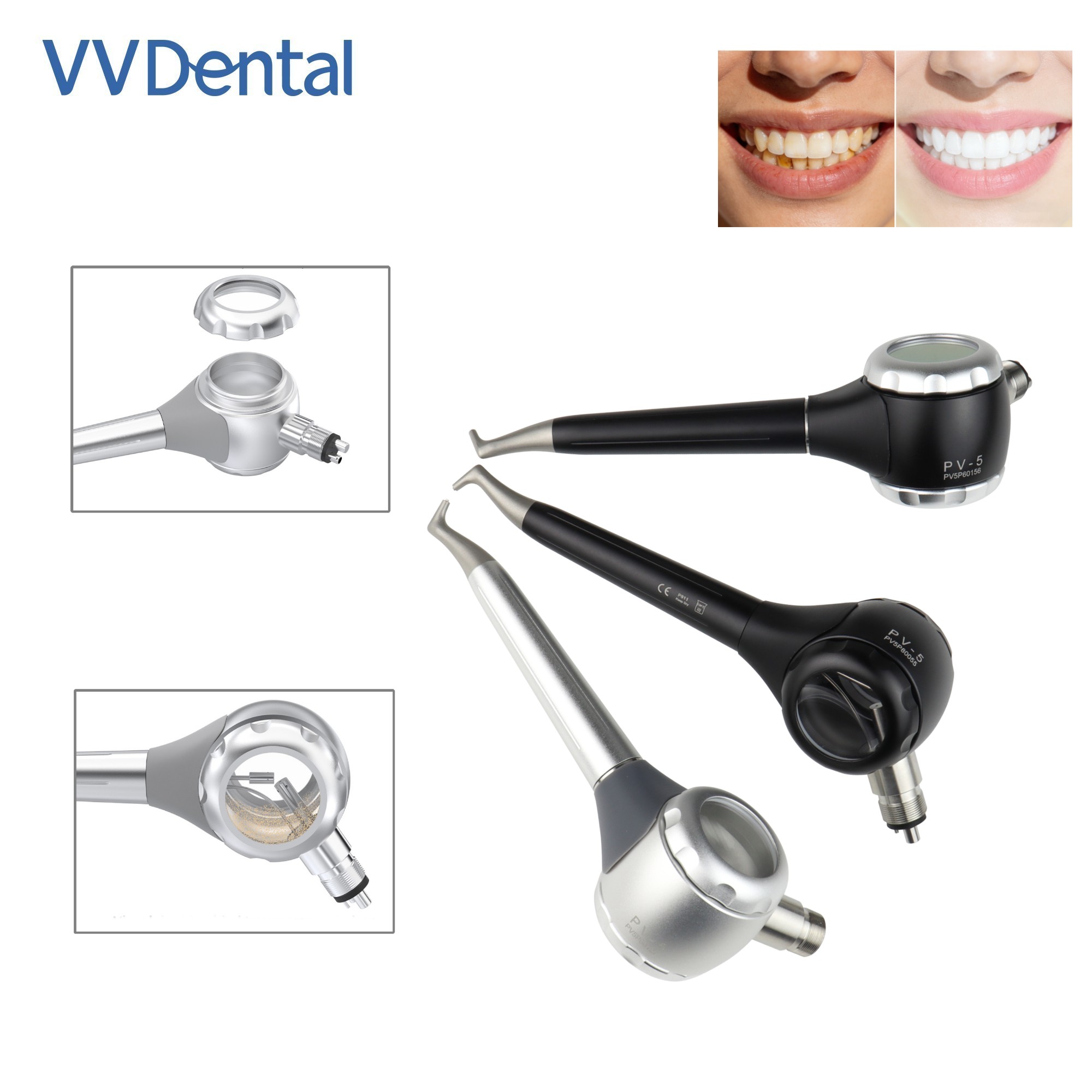 Teeth Whitening Dental - VV 치과용 2/4홀 치아 미백 샌드블라스팅