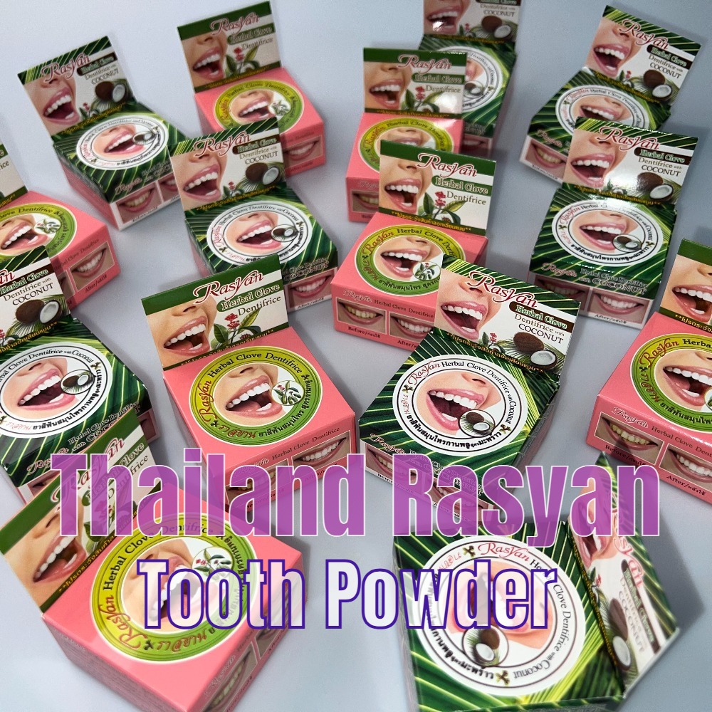 Teeth Whitening In Thailand - 태국 라시안 정향&코코넛 미백 치약 (도매,