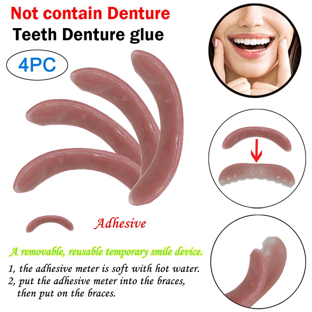 Teeth Whitening Retainer - 4/8 Pcs 화이트닝 교정기 접착 스트립