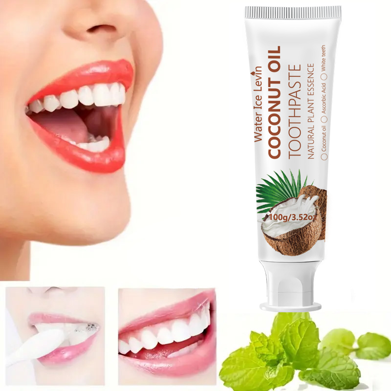 Coconut Oil Pull - 코코넛 오일 치약 100g 천연 식물