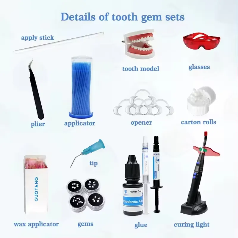 【CHIMU HOME】 전문가용 DIY 메이크업 치아  - Tooth Gem Kit 리뷰 및 가격