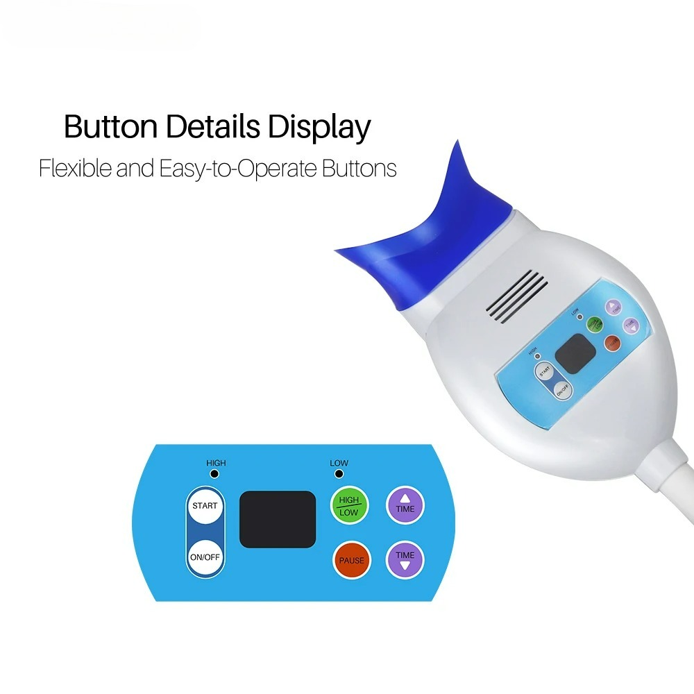 데스크탑 치아 미백 냉광기 8 LED 3색 조절 가능  - Teeth Whitening Dental 리뷰 및 가격