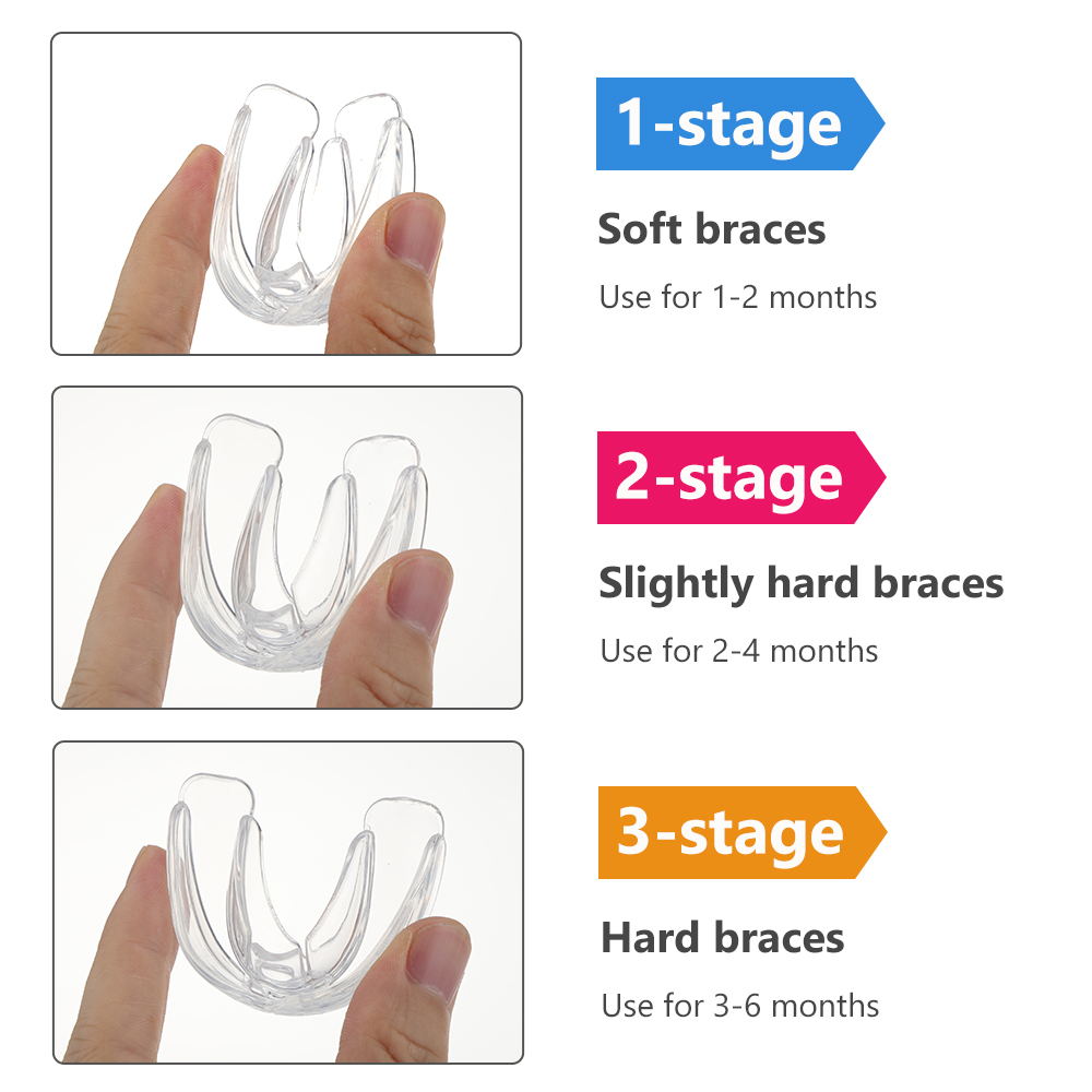 치과 교정 치과 교정기 세트 3 단계 실리콘 정렬 트레 - Teeth Whitening Retainer 리뷰 및 가격