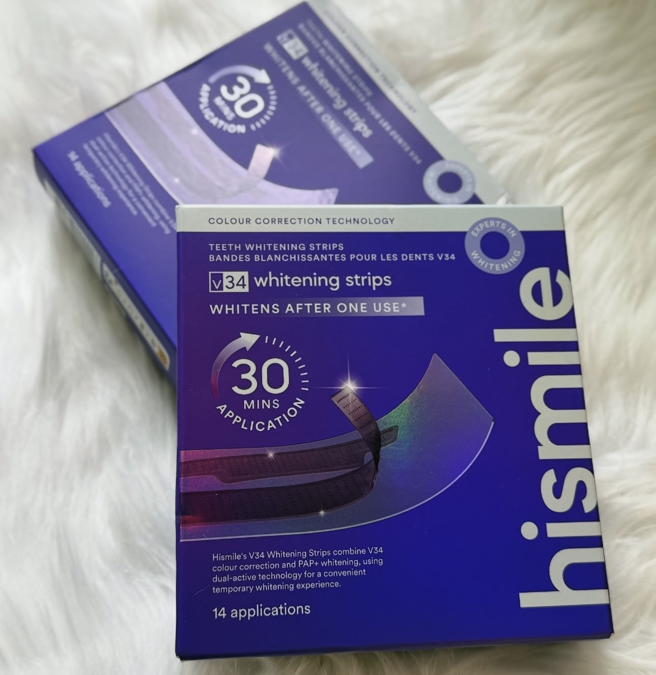퍼플 리무즈 옐로우 치아 얼룩 제거 스트립 V34 화이 - Teeth Whitening After Care 리뷰 및 가격