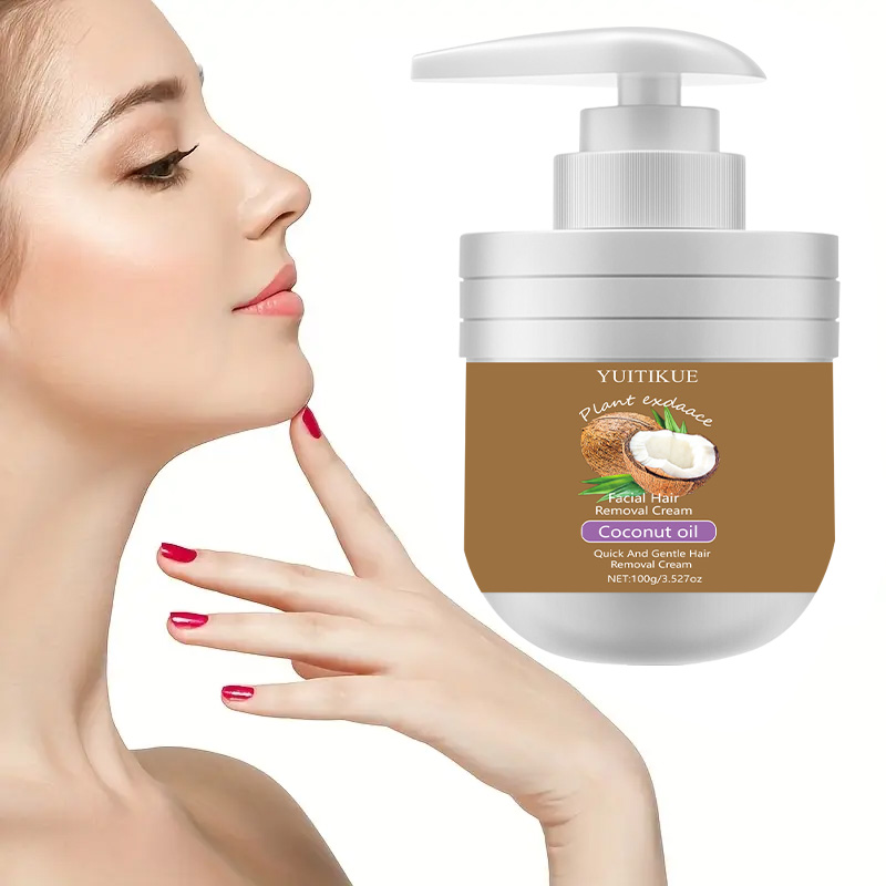 얼굴 제모 크림 100g - 코코넛 오일 함유로 빠르고 - Coconut Oil Pull 리뷰 및 가격