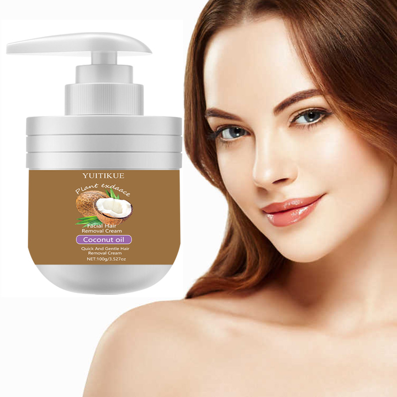 얼굴 제모 크림 100g - 코코넛 오일 함유로 빠르고 - Coconut Oil Pull 리뷰 및 가격