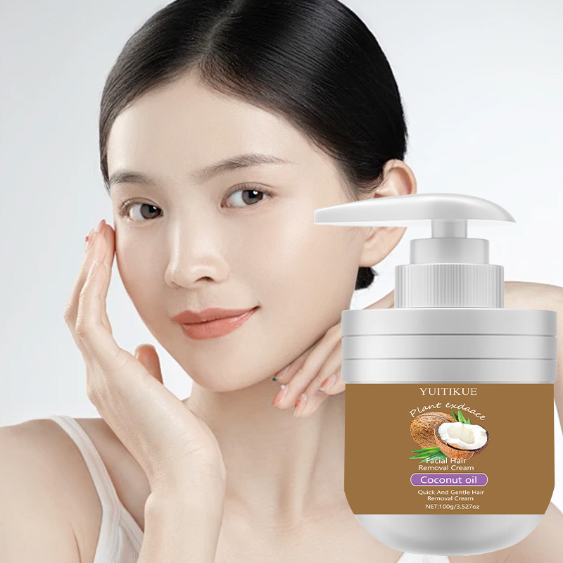 얼굴 제모 크림 100g - 코코넛 오일 함유로 빠르고 - Coconut Oil Pull 리뷰 및 가격