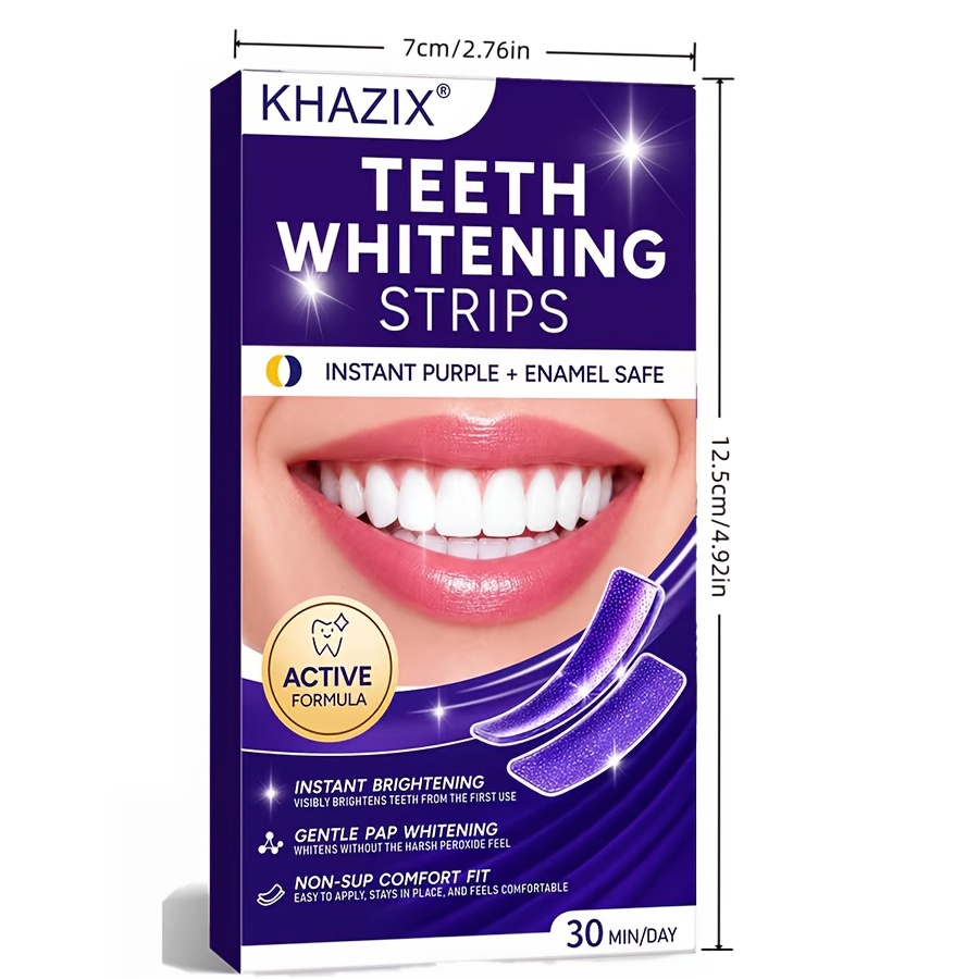 5/10쌍의 보라색 치아 미백 스트립, 치아에 단단히  - Teeth Whitening Retainer 리뷰 및 가격