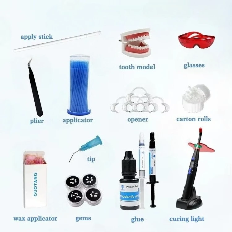 베스트 홈, 치아 스타터 광중합 복합 레진 접착제 에칭 - Tooth Gem Kit 리뷰 및 가격