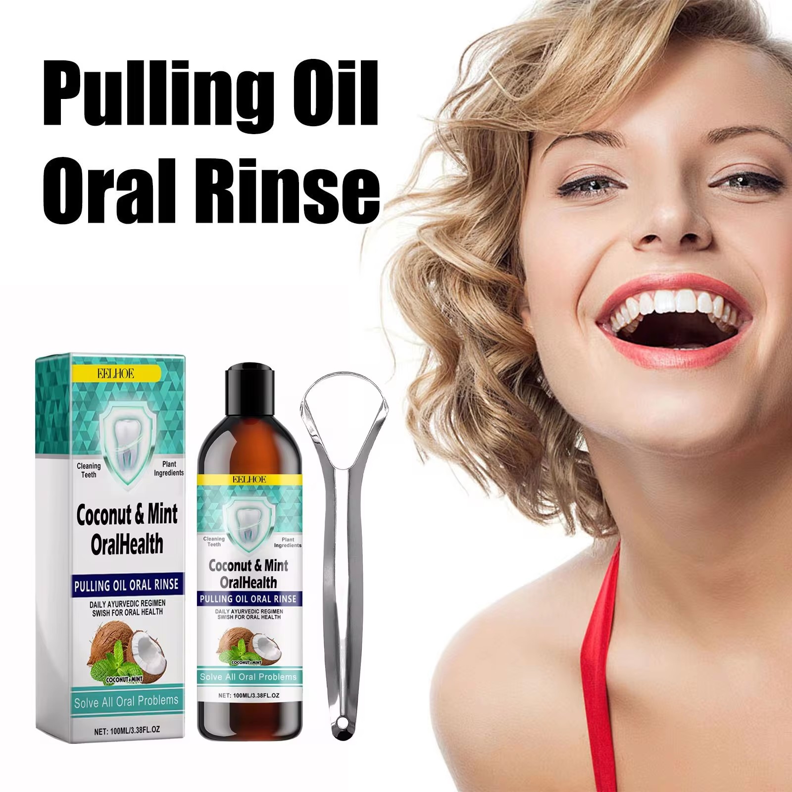 EELHOE 민트 코코넛 오일 구강 세척제 치아 청소  - Coconut Oil Pull 리뷰 및 가격
