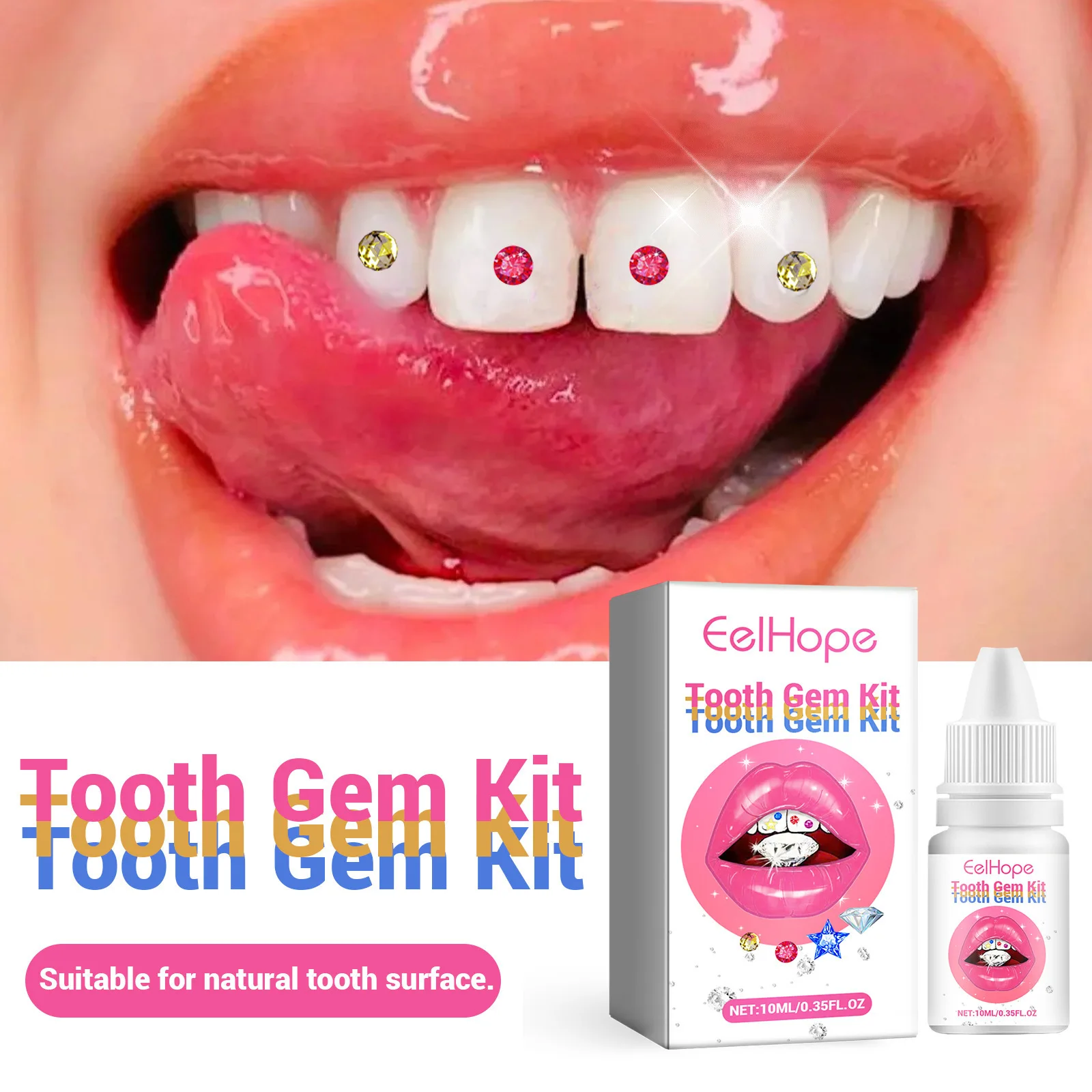 치아 장식 키트 DIY 투명 보석 장식 글리터 아름다운 - Tooth Gem Kit 리뷰 및 가격