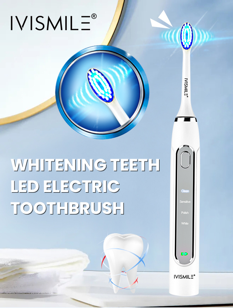 2025 맞춤형 로고 고품질 IPX7 방수 전동 칫솔  - Teeth Whitening Logo 리뷰 및 가격