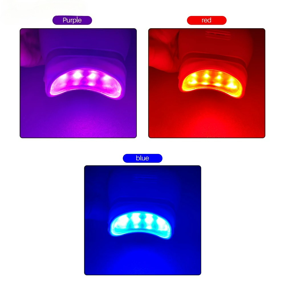 조절 가능한 3색 LED 치아 미백 촉진기 치과용 냉광 - Teeth Whitening Dental 리뷰 및 가격
