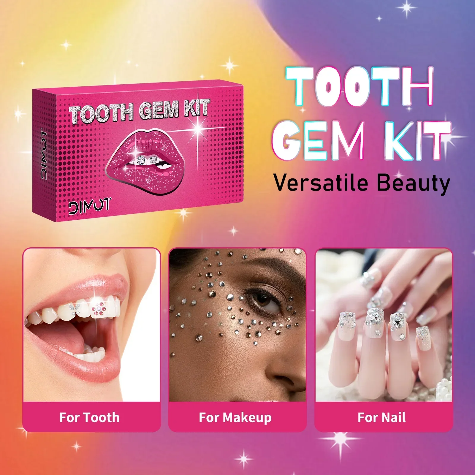 DIY 치아 보석 키트 (크리스탈 글루 & UV 라이트 - Tooth Gem Kit 리뷰 및 가격