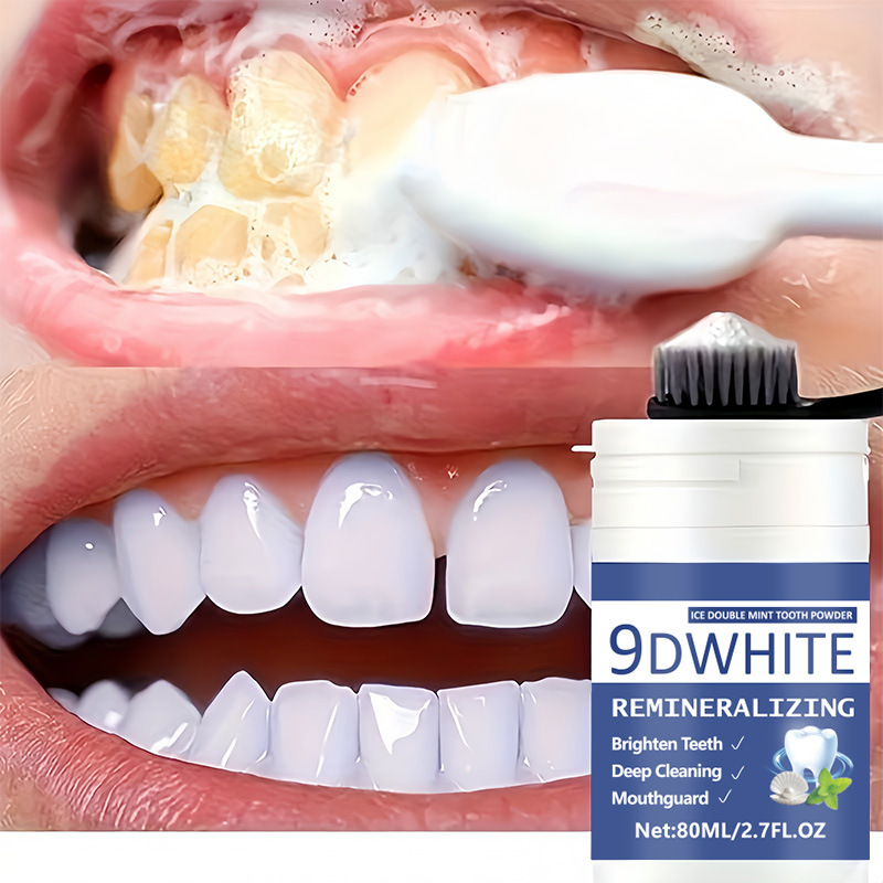 9D 퍼플 치아 미백 파우더 80ml 딥 클리닝 치아  - Teeth Whitening Dental 리뷰 및 가격